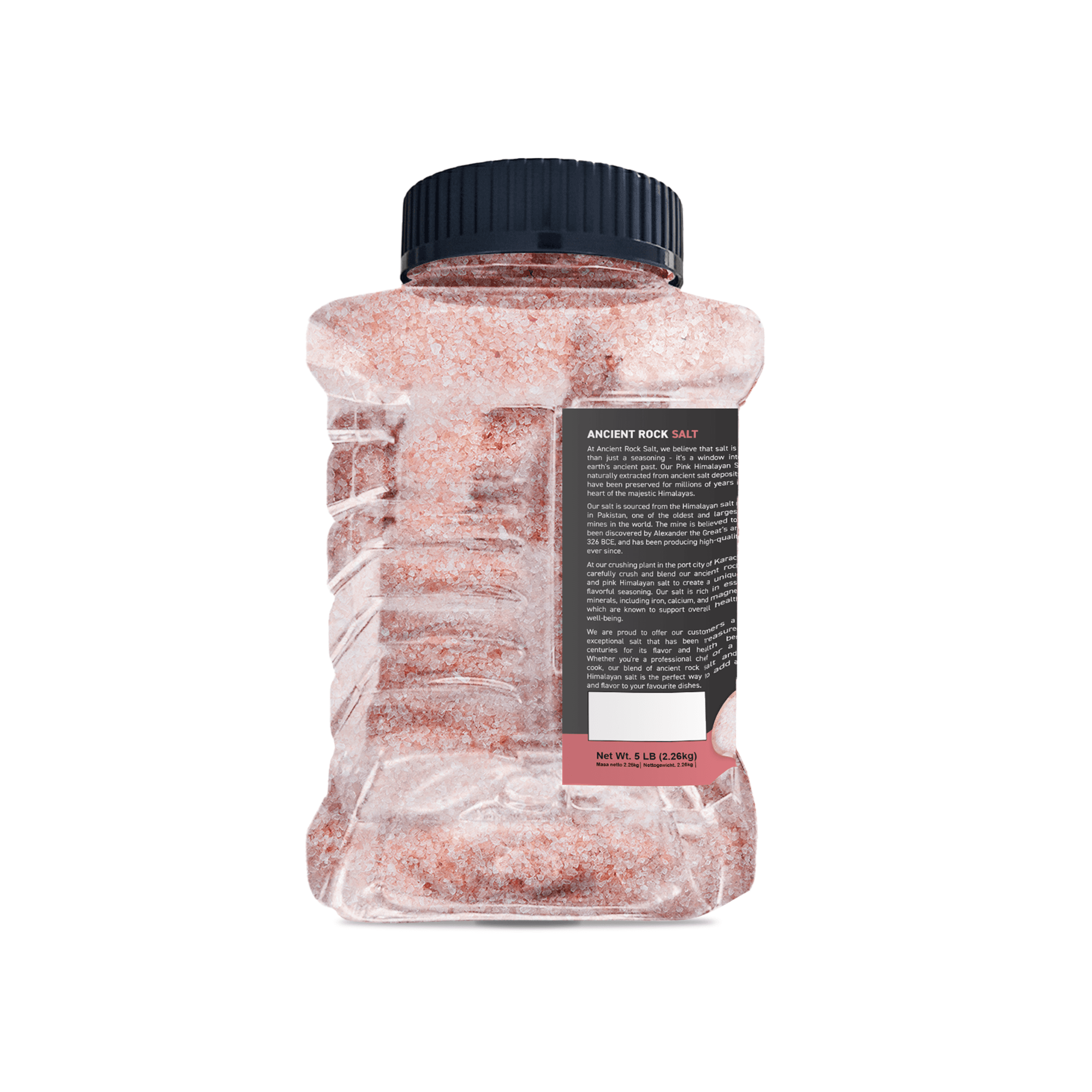 Himalayan Pink Salt, Fine, 5 lb Jar - View 2