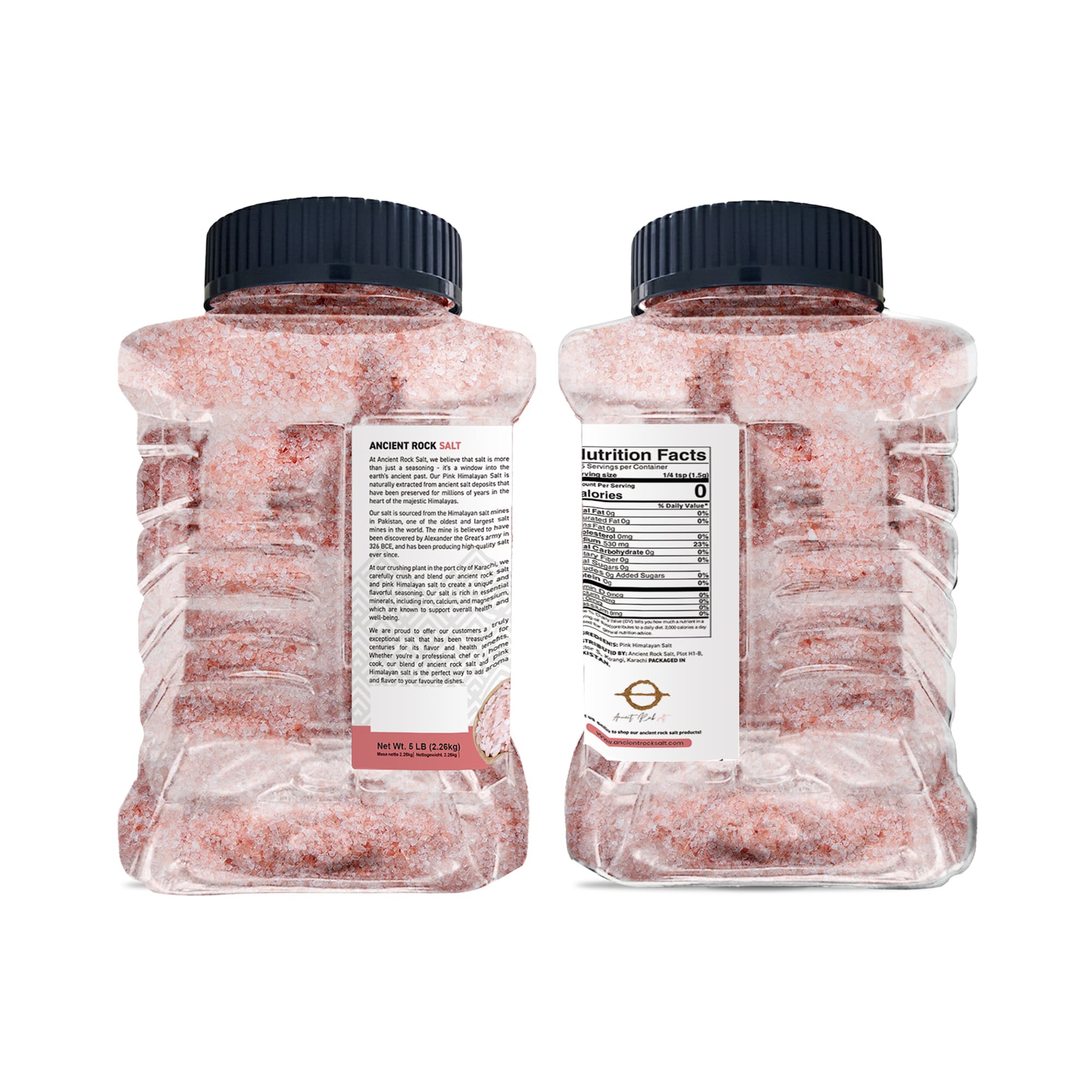 Himalayan Pink Salt, Fine, 5 lb Jar - View 3