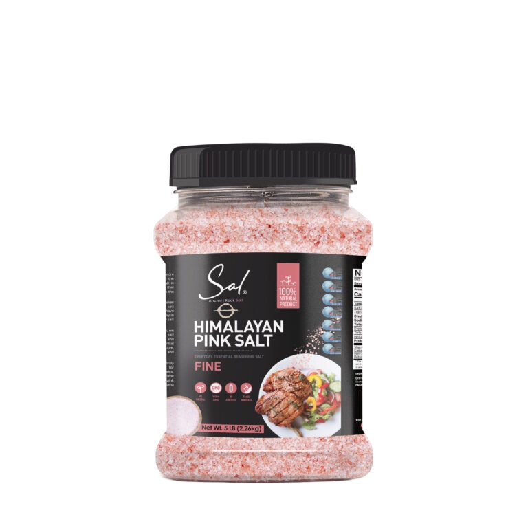 Himalayan Pink Salt — 100% Natural Mineral-Rich Rock Salt (Fine & Coarse Options)